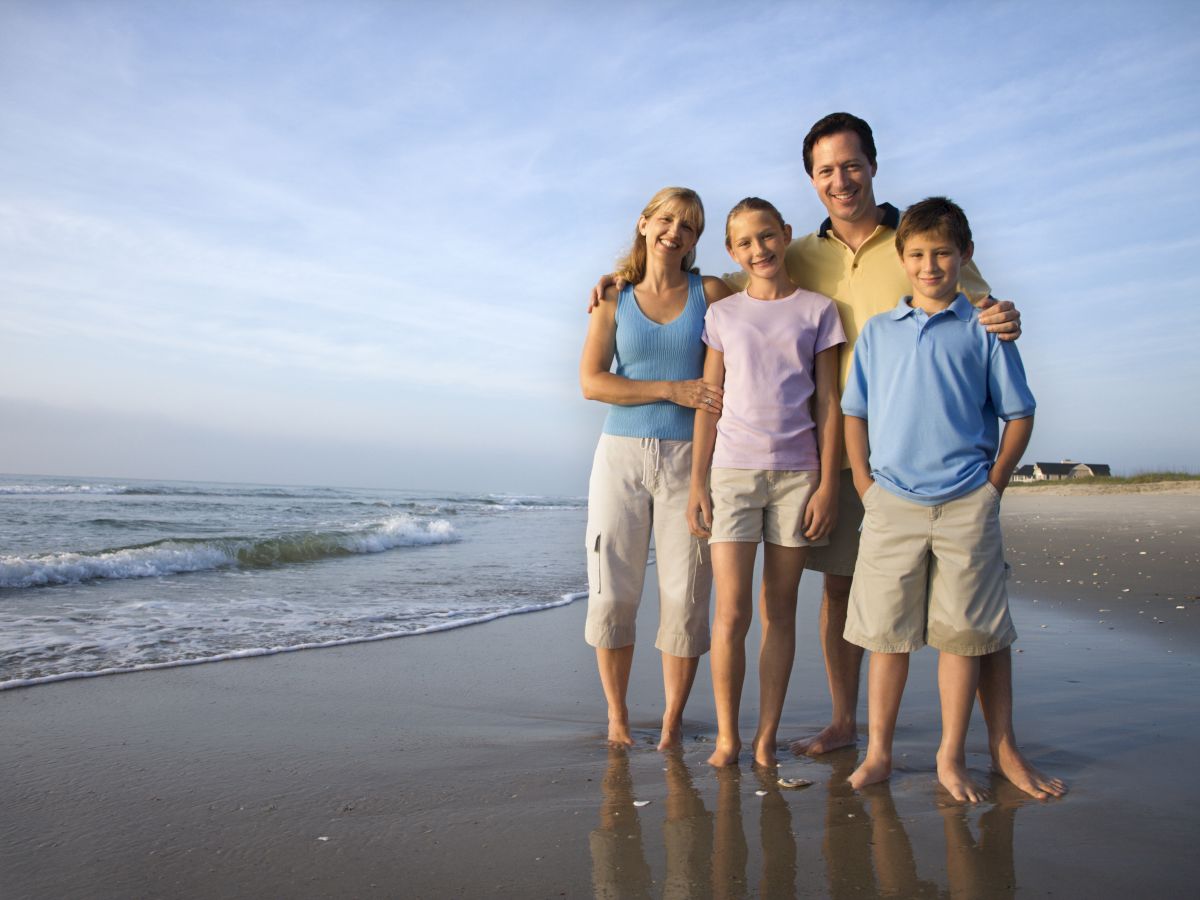 Family on the Beach